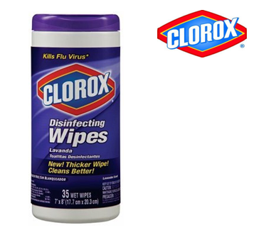 Clorox Wipes * Lavender 35 ct * 12 pcs / Case