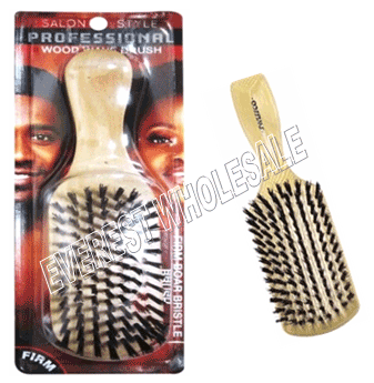 Club Wood Hair Brush * 12 pcs / Case