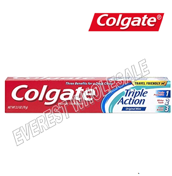 Colgate Tooth Paste 2.5 oz * Triple Action * 6 pcs