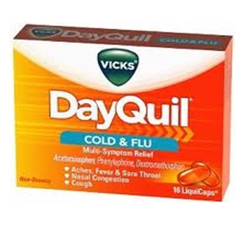 Dayquil Liqui Caps 16 Caps / Box * 6 Boxes