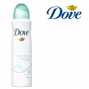 Dove Body Spray For Women 150 ml * Sensitive * 6 pcs