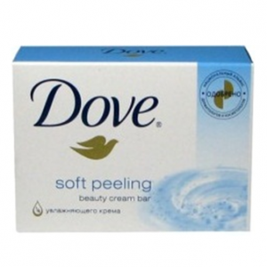 Dove Bath Soap 135g * Soft Peeling * 12 pcs