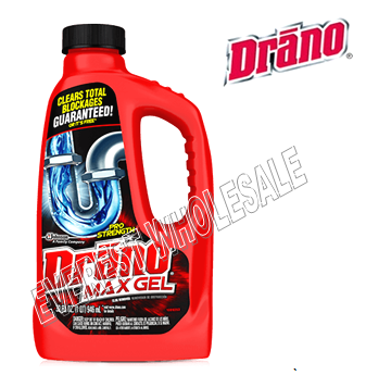 Drano Drain Cleaner 32 fl oz * Maxi Gel * 12 pcs