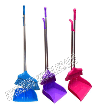 Dust Pan With Broom Set * 6 pcs