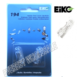 Eiko Car Light Bulbs 2 ct Pack * #194 * 6 pcs
