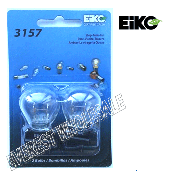 Eiko Car Light Bulbs 2 ct Pack * #3157 * 6 pcs