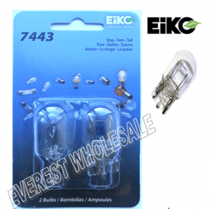 Eiko Car Light Bulbs 2 ct Pack * #7443 * 6 pcs