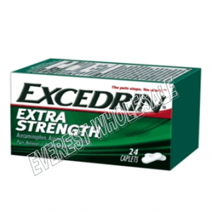 Excedrin Extra Strength 24 Caplets / Box * 6 Boxes