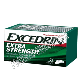 Excedrin Extra Strength 24 Caplets / Box * 6 Boxes