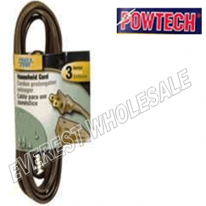 Extension Cord Brown * 6 Feet * 10 pcs