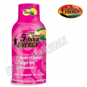 Five Hour Energy Drink * Pink Lemonade * 12 pcs