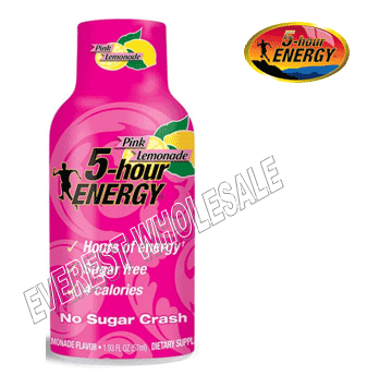 Five Hour Energy Drink * Pink Lemonade * 12 pcs