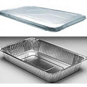 Aluminum Food Pan Full Size With Lid Combo 50 ct
