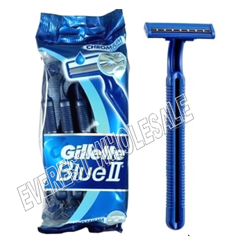 Gillette Blue II * 5 ct Razors * 12 pcs