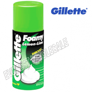 Gillette Shaving Foam Lemon Lime 11 oz * 6 pcs