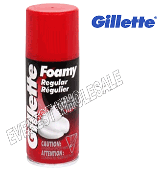Gillette Shaving Foam Regular 11 oz * 6 pcs