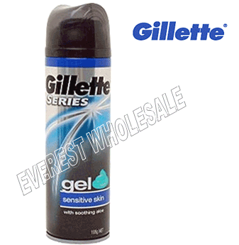 Gillette Shaving Gel 7 oz * Sensitive Skin * 6 pcs