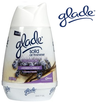 Glade Solid Airfreshener 6 oz * Lavander & Vanilla * 12 pcs