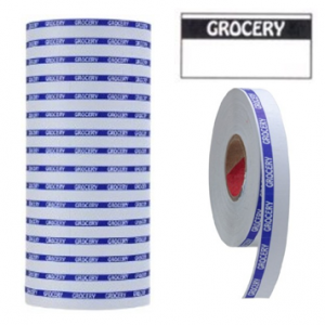 Grocery White Printed label for Monarch 1110 * 16 Rolls