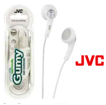 JVC Gumy Earphone * Coconut White *