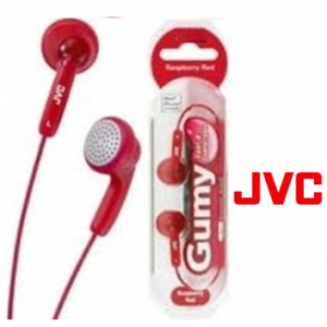 JVC Gumy Earphone * Raspberry Red *