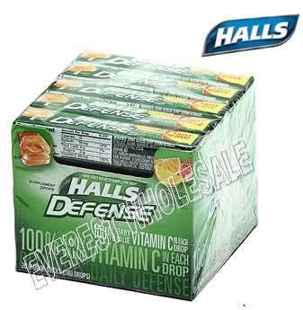 Halls Candy Defense * Assorted Citrus * 20 ct / pack
