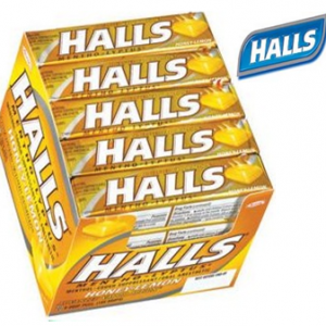 Halls Candy Honey Lemon 20 ct / pack