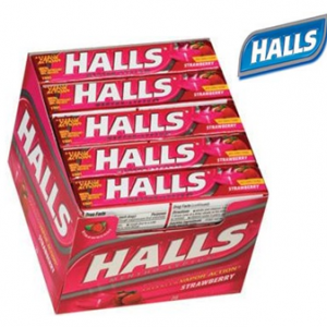 Halls Candy * Strawberry * 20 ct / pack