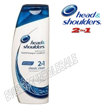Head and Shoulders Shampoo 2 in 1 * Classic Clean 400 ml * 6 pcs
