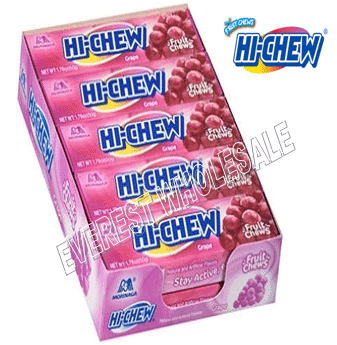 Hi-Chew Soft Chewy Candy * Grape * 10 ct