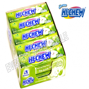 Hi-Chew Soft Chewy Candy * Green Apple * 10 ct