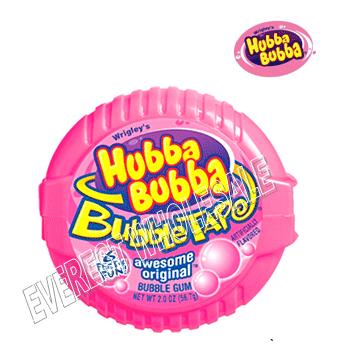 Hubba Bubba Bubble Tape Gum * Awesome Original * 12 pcs