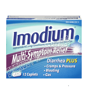 Imodium A-D Multisymptom Relief 12 ct / box * 6 pcs