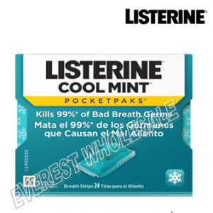 Listerine Mouth Stripe * Cool Mint 24 ct * 12 pcs