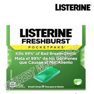 Listerine Mouth Stripe * Fresh Burst 24 ct * 12 pcs