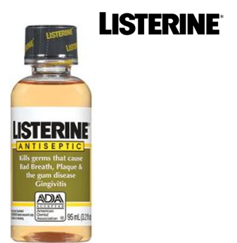 Listerine Mouth Wash 3 fl oz * Original * 6 pcs