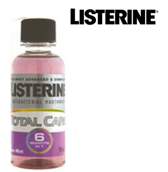 Listerine Mouth Wash 3 fl oz * Total Care Fresh Mint * 6 pcs