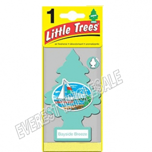Little Trees Car Freshener * Bayside Breeze * 1`s x 24 ct