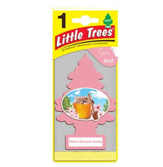 Little Trees Car Freshener * Cherry Blossom Honey * 1`s x 24 ct