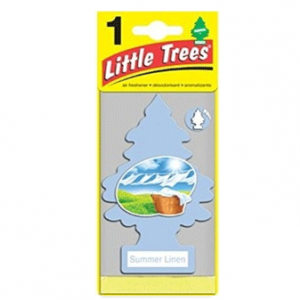 Little Trees Car Freshener * Summer Linen * 1`s x 24 ct