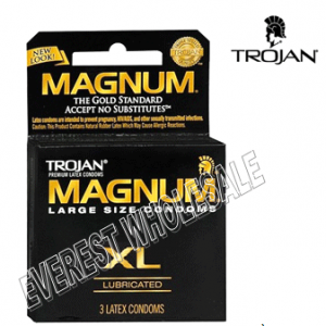 Trojan Magnum 3 in Pack * XL * 6 pks