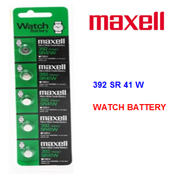 Maxell Watch Battery 392 SR 41 W * 5 pcs / pack