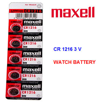 Maxell Watch Battery CR 1216 3 V * 5 pcs / pack