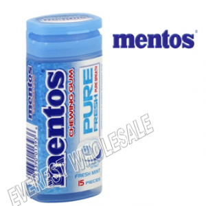 Mentos Gum 15 ct * Fresh Mint * 12 pcs