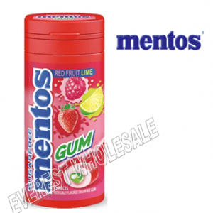 Mentos Gum 15 ct * Red Fruit Lime * 12 pcs