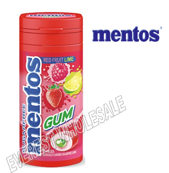 Mentos Gum 15 ct * Red Fruit Lime * 12 pcs