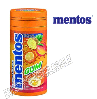Mentos Gum 15 ct * Tropical * 12 pcs