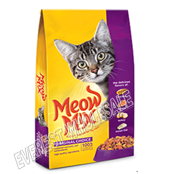Meow Dry Cat Food 18 oz * Original * 6 pcs