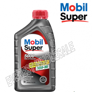 Mobil Super 5000 Motor Oil 1 Qt * 10W-30 * 6 pcs