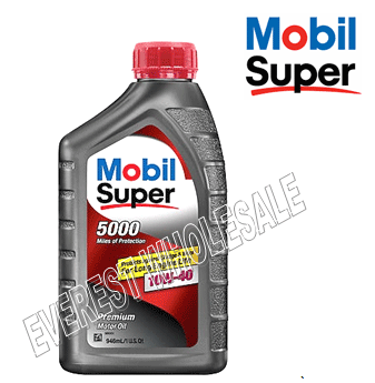 Mobil Super 5000 Motor Oil 1 Qt * 10W-40 * 6 pcs